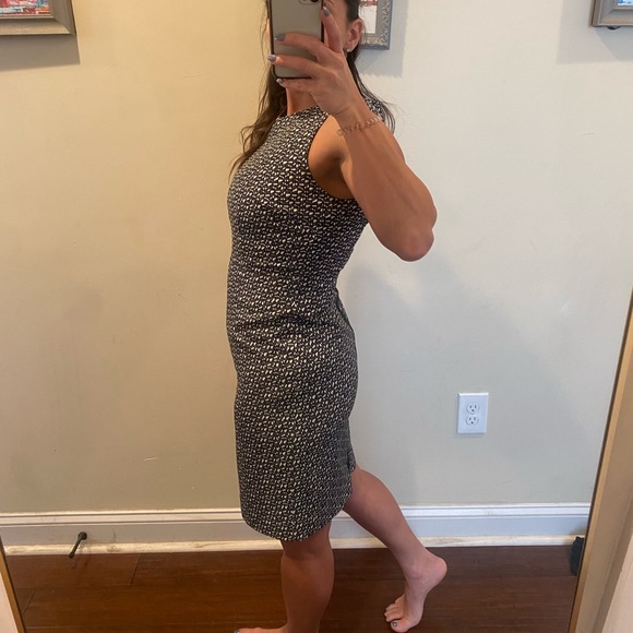 Massimo Dutti Back Zip Sleeveless Sheath Dress 6 - Picture 5 of 16